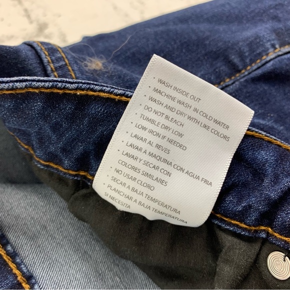 KanCan Saskia Distressed Dark Wash Skinny Jeans XL - Picture 14 of 14